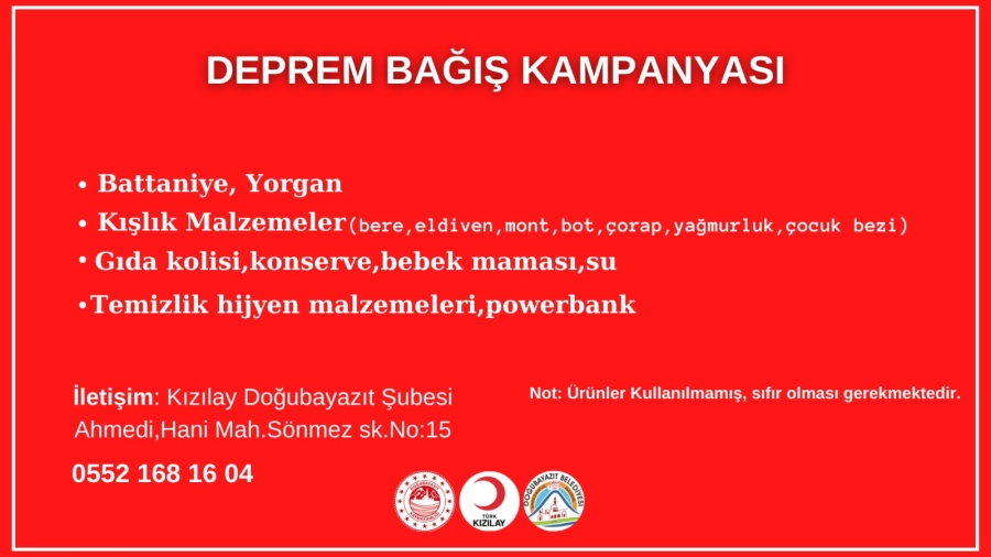 DOĞUBAYAZIT KAYMAKAMLIĞI