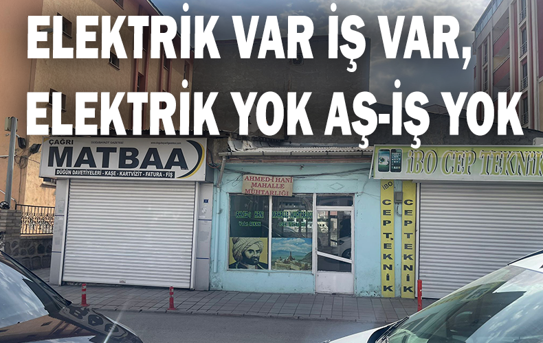 ARAS EDAŞ, DÜKKAN KAPATIYOR