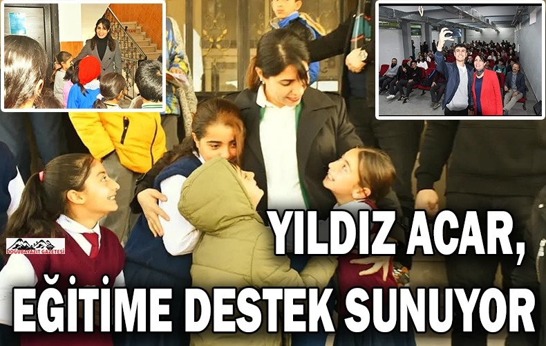 BAŞKAN ACAR, ÖZELLİKLE MADDİ DURUMU OLMAYAN ÖĞRENCİLERİMİZİN YANINDAYIZ