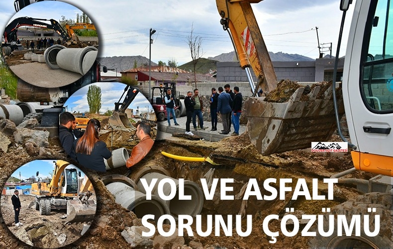 DOĞUBAYAZIT’IN YOL SORUNU TAMAMLANMAK ÜZERE