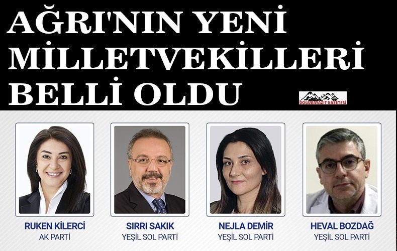  YEŞİL SOL PARTİ 3, AK PARTİ 1 MİLLETVEKİLİ ÇIKARDI