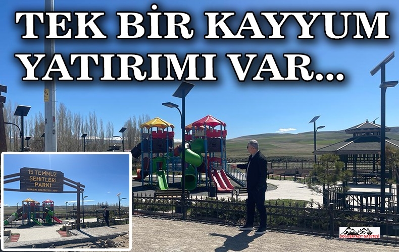 DOĞUBAYAZIT, ÇOCUK PARKI FAKİRİ