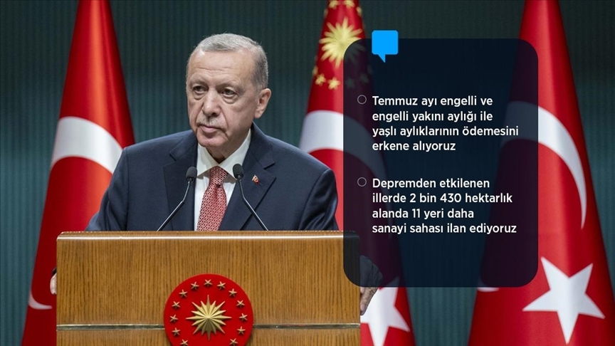 CUMHURBAŞKANI ERDOĞAN: MEMUR MAAŞ ARTIŞ ORANLARIYLA İLGİLİ MECLİS SÜRECİNİ YAKINDA BAŞLATIYORUZ