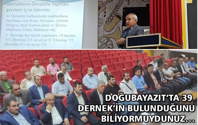 DERNEKLERE YÖNELİK BİLGİLENDİRME TOPLANTISI YAPILDI