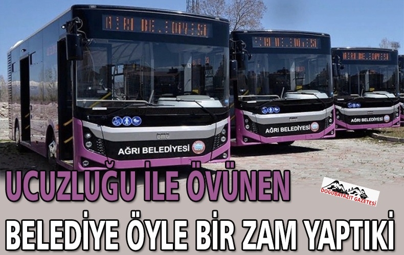 1.5 LİRA OLAN TAŞIMA 5 LİRA OLDU