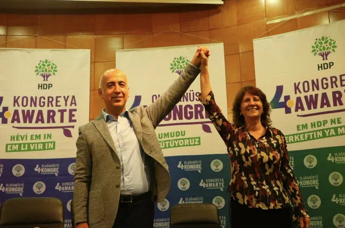 HDP’NİN YENİ EŞ GENEL BAŞKANLARI SULTAN ÖZCAN VE CAHİT KIRKAZAK OLDU.