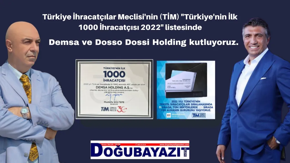 GAZETECİ NEZİR ÇELİK; DEMSA VE DOSSODOSSİ HOLDİNGİ KUTLUYORUZ.