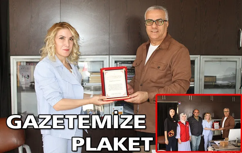 DOĞUBAYAZIT GENÇLİK SPOR MÜDÜRÜNDEN GAZETEMİZE PLAKET