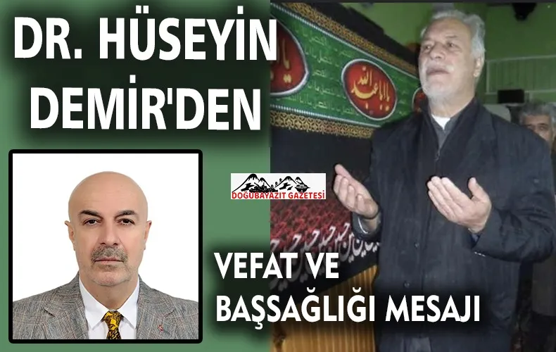 HACI ŞÜKRÜ BAYAT VEFAT ETTİ