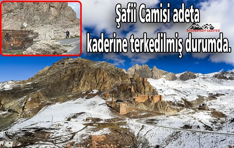 DOĞUBAYAZIT’TA BULUNAN SARAY KORUNUYOR, ŞAFİİ CAMİ İHMAL EDİLİYOR