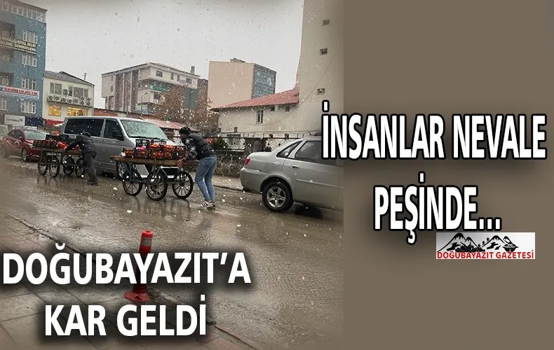 DOĞUBAYAZIT’TA YAĞIŞ