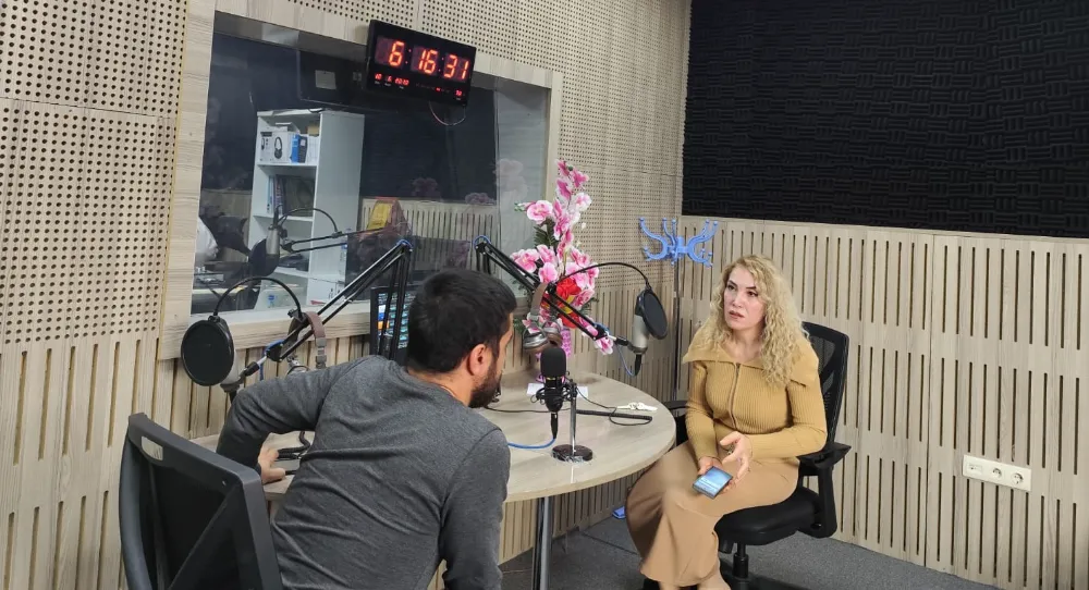 GENÇLİK VE SPOR İLÇE MÜDÜRÜ SEVİM ŞİMŞEK KONYAR, RADYO DOĞUBAYAZIT