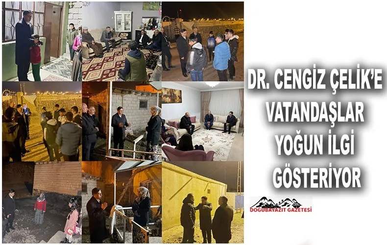  AK PARTİ DOĞUBAYAZIT BELEDİYE BAŞKAN ADAYI DR. CENGİZ ÇELİK HER YERDE