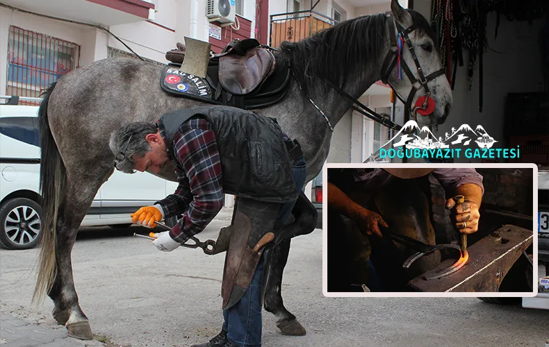 ATLAR SAHNEYE ÇIKINCA NALBANTCILIK YENİDEN BAŞLADI