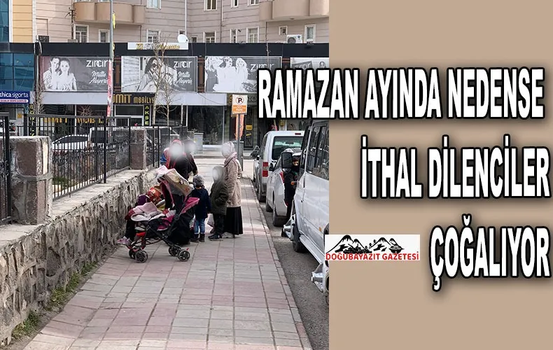 RAMAZAN AYINDA HER KÖŞEDE BULUNAN İTHAL DİLENCİLER VATANDAŞLARI BEZDİRMEYE BAŞLADI.