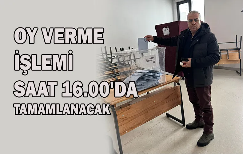 DOĞUBAYAZIT’TA VATANDAŞLAR OY KULLANMAK İÇİN SANDIK BAŞINA GİTTİ.