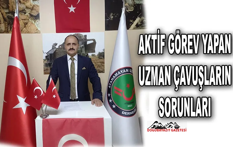 ATANAMAYAN UZMANLAR DERNEĞİ GENEL BAŞKANI MUSTAFA GÜNDEŞLİ TÜM UZMAN ÇAVUŞLARIN SORUNLARININ ÇÖZÜMÜ İLE İLGİLİ ÇAĞRIDA BULUNDU