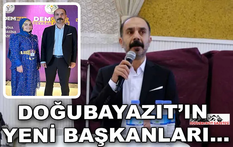 KENAN ALKAN VE AYGÜL AŞAN DOĞUBAYAZIT BELEDİYE EŞ BAŞKANLARI OLDU…