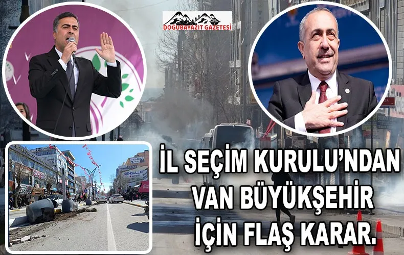 VAN’DA ZEYDAN’IN BAŞKANLIĞI DÜŞTÜ, YERİNE ABDULAHAT ARVAS GETİRİLDİ