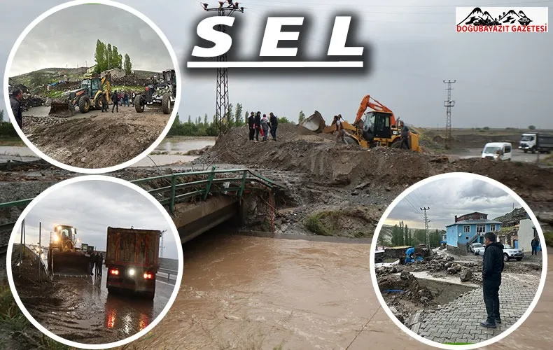 SEL BAZI KÖYLERDE HASARA YOL AÇTI