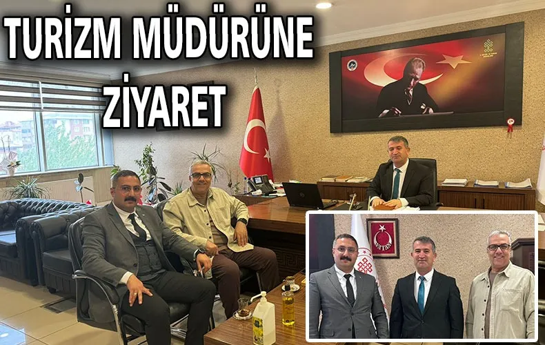 GAZETEMİZDEN, AĞRI TURİZM İL MÜDÜRÜ FEHİM ALTUN’A İADEYİ ZİYARET