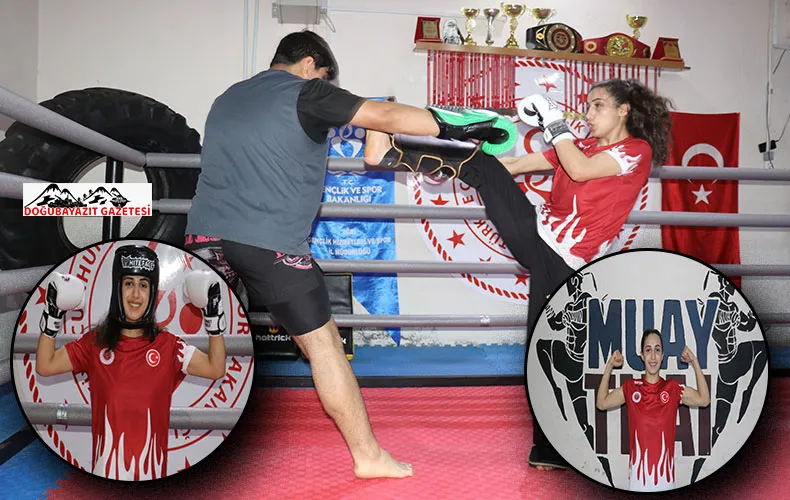  AĞRILI SİBEL, ZAYIFLAMAK İÇİN BAŞLADIĞI MUAYTHAİDE 4 YILDA DÜNYA İKİNCİSİ OLDU