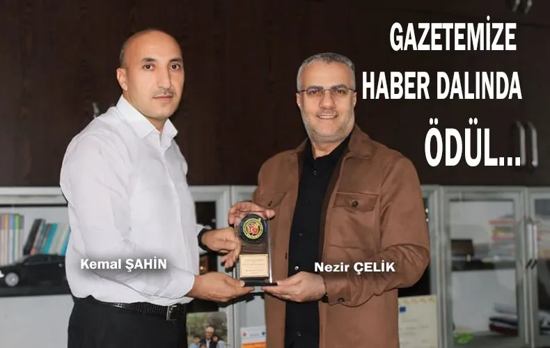 AĞRI BÖLGESİNDE NEZİR ÇELİK, ÖDÜL ALDI…