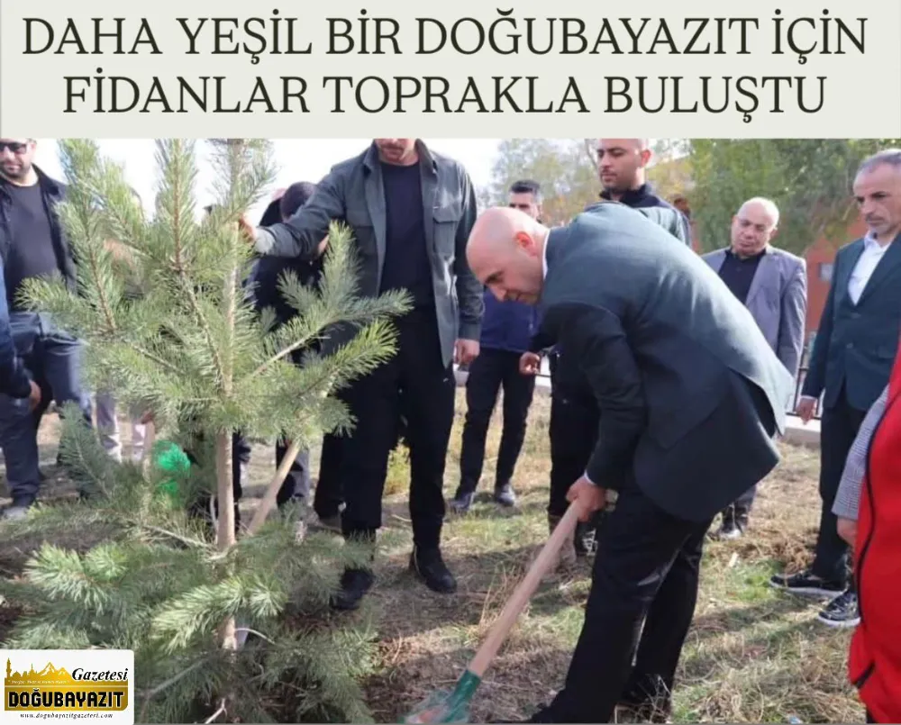 DAHA YEŞİL BİR DOĞUBAYAZIT İÇİN FİDANLAR TOPRAKLA BULUŞTU