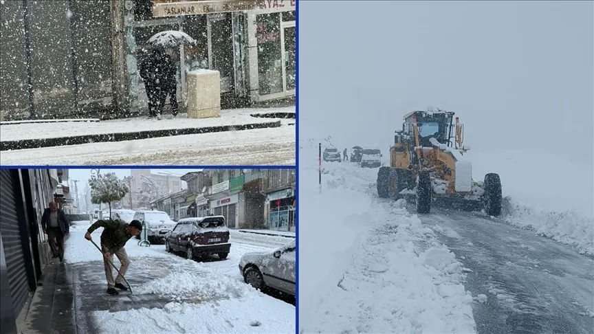 Yurdun bazı kesimlerinde kar yağışı etkili oldu