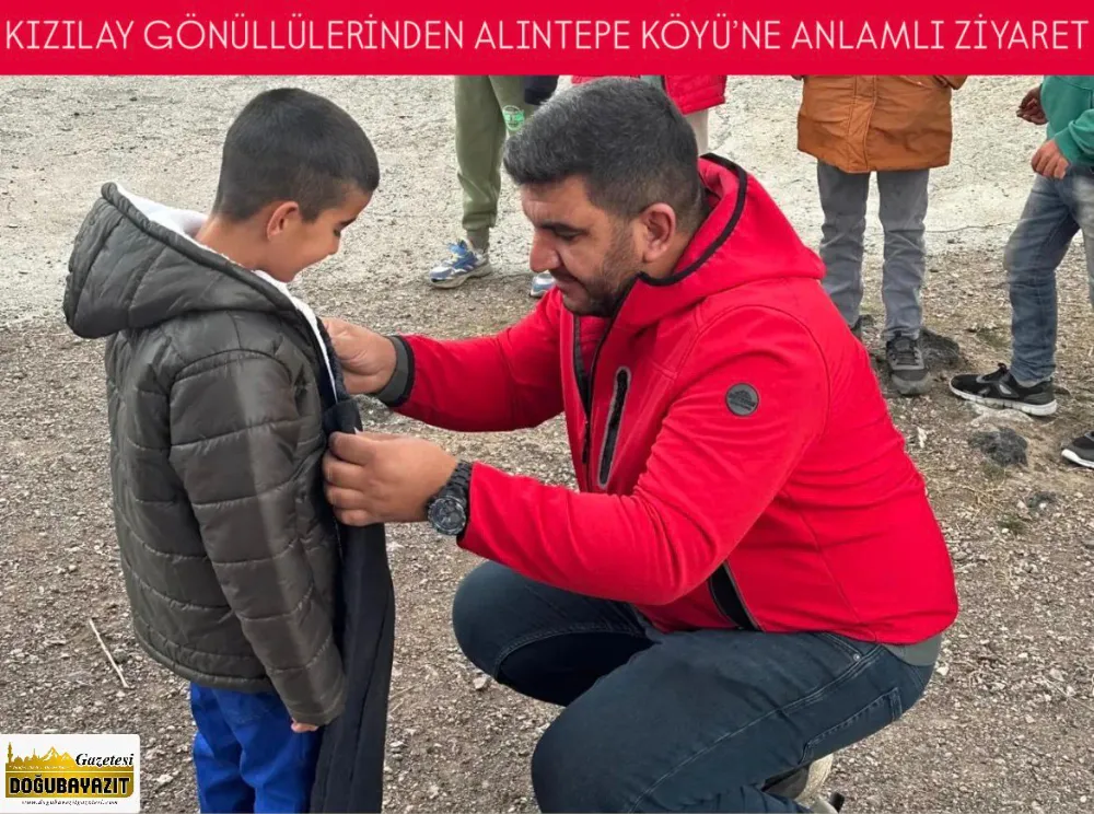 KIZILAY GÖNÜLLÜLERİNDEN ALINTEPE KÖYÜ’NE ANLAMLI ZİYARET