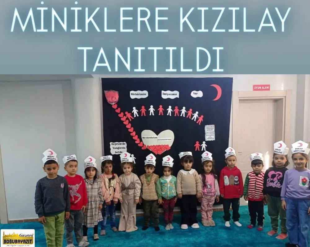 MİNİKLERE KIZILAY TANITILDI