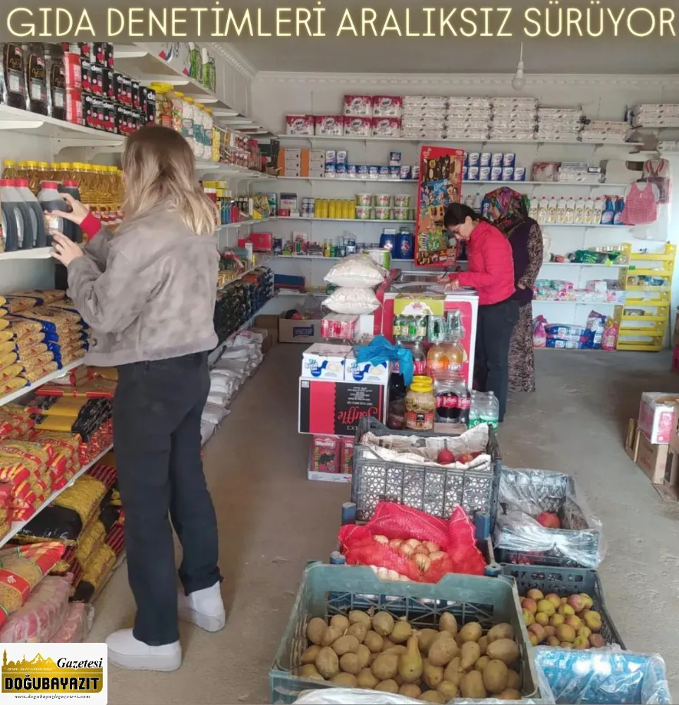 GIDA DENETİMLERİ ARALIKSIZ SÜRÜYOR