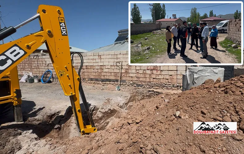 DOĞUBAYAZITTA ALT YAPI VE KANALİZASYON ÇALIŞMASI 