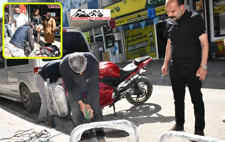KAPALI CADDE’DE YENİ DÜZENLEME: MOTOKURYELERE ÖZEL PARK ALANI YAYA GÜVENLİĞİ ÖNCELİĞİMİZ!