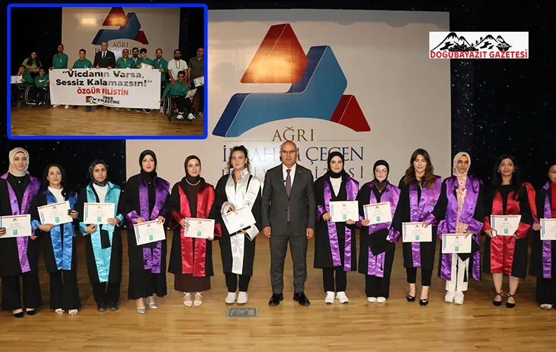 MEZUNİYET COŞKUSUNUN YAŞANDIĞI AİÇÜ