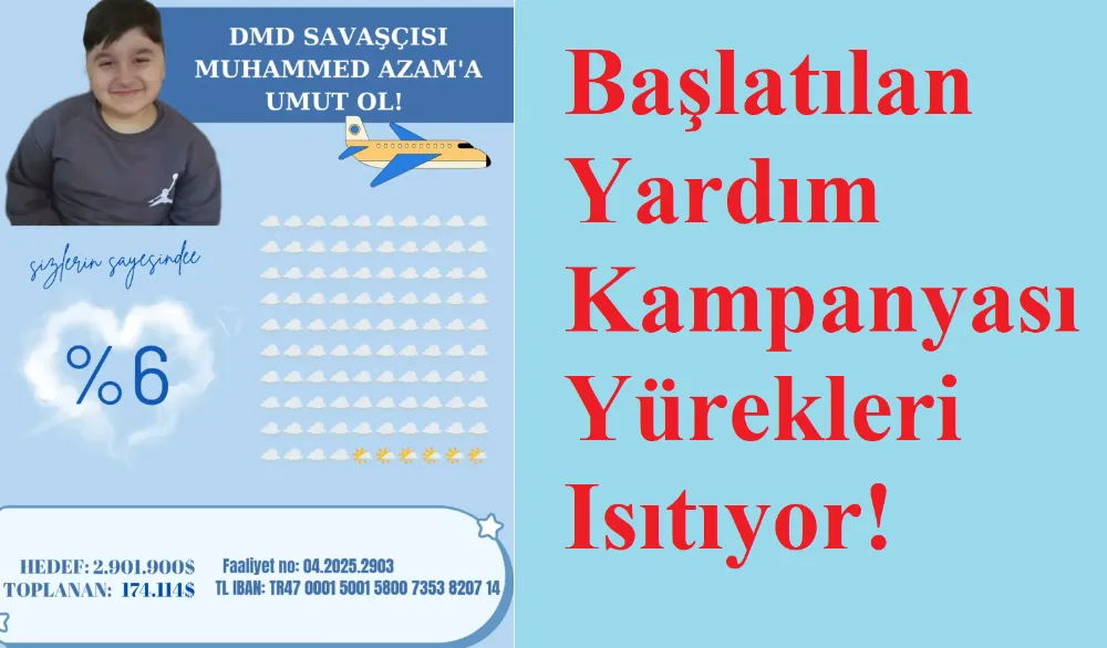 Muhammed Azam Yıldız İçin Başlatılan Yardım Kampanyası desteklerinizi bekliyor