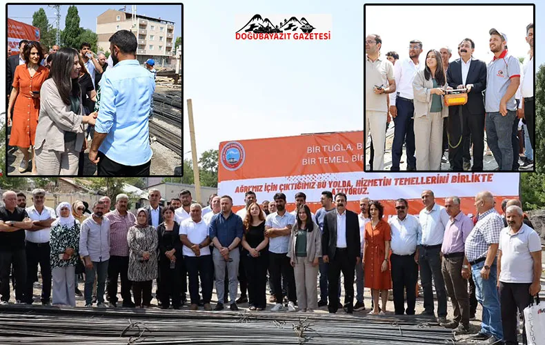 AĞRI’DA YENİ İTFAİYE BİNASI VE ARAÇ BAKIM MERKEZİNİN TEMELİ ATILDI