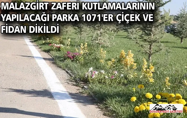 Malazgirt Zaferi kutlamalarının yapılacağı parka 1071