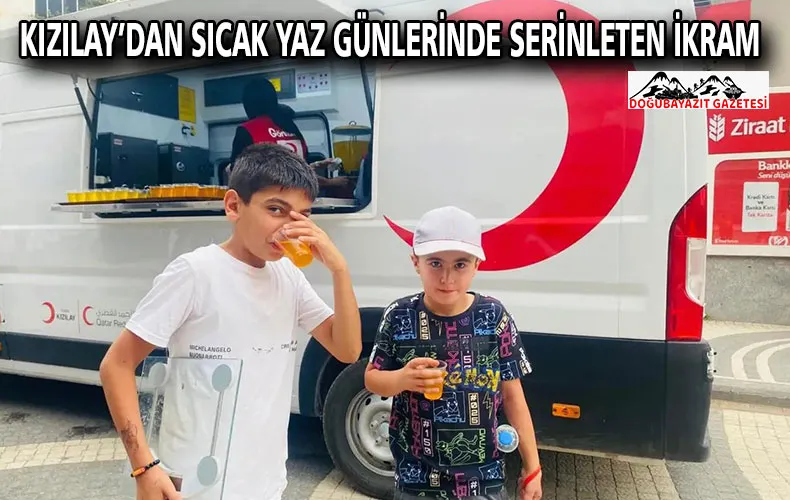 KIZILAY’DAN SICAK YAZ GÜNLERİNDE SERİNLETEN İKRAM