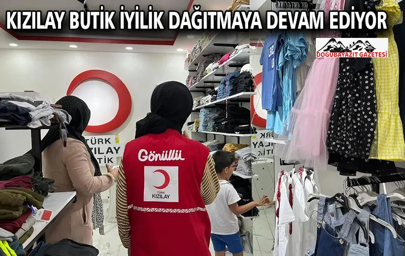 KIZILAY BUTİK İYİLİK DAĞITMAYA DEVAM EDİYOR