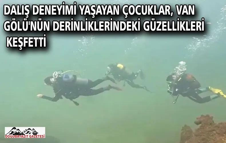 Dalış deneyimi yaşayan çocuklar, Van Gölü