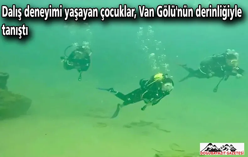 Dalış deneyimi yaşayan çocuklar, Van Gölü