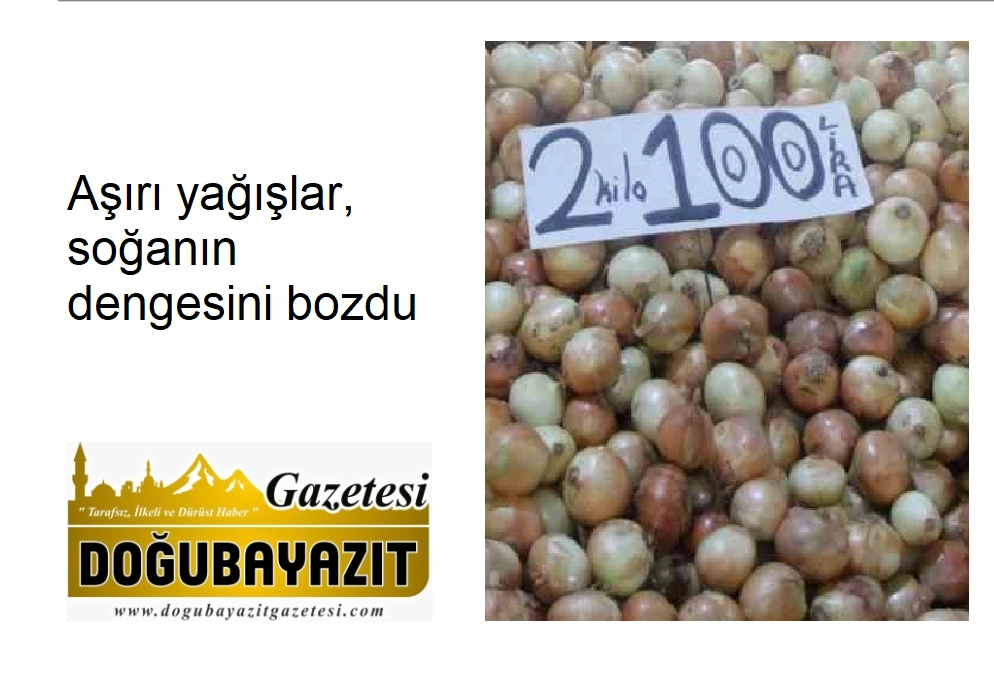 Aşırı yağışlar, soğanın dengesini bozdu
