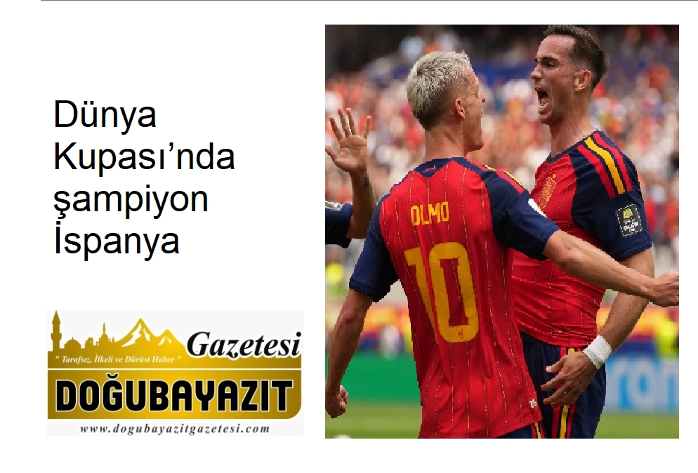 Dünya Kupası’nda şampiyon İspanya