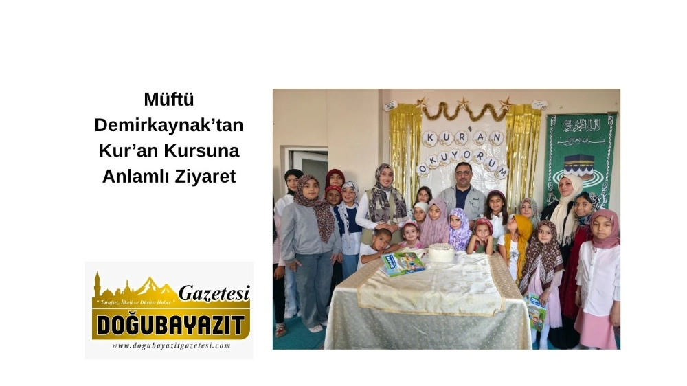 Müftü Demirkaynak’tan Kur’an Kursuna Anlamlı Ziyaret