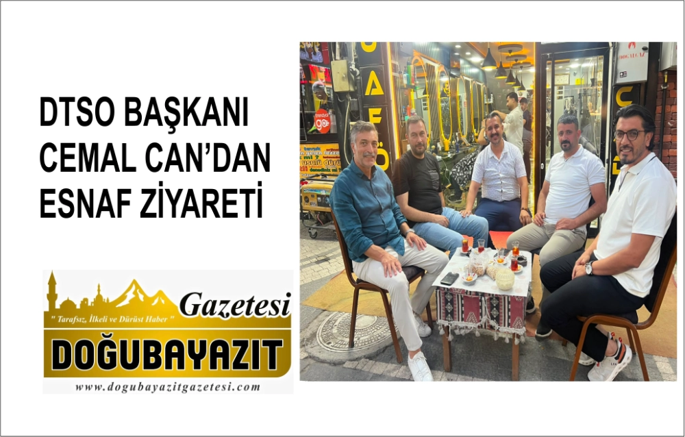 DTSO BAŞKANI CAN’DAN ESNAF ZİYARETİ