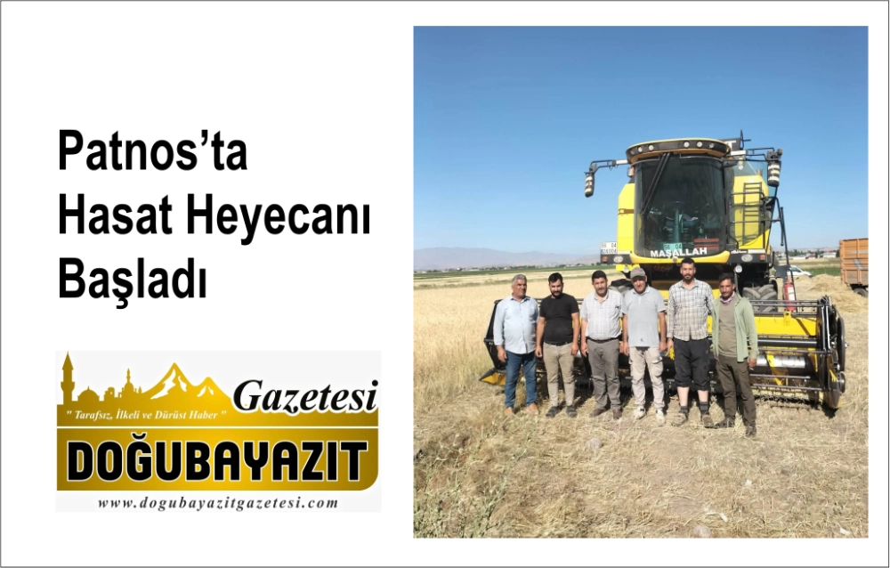 Patnos’ta Hasat Heyecanı Başladı