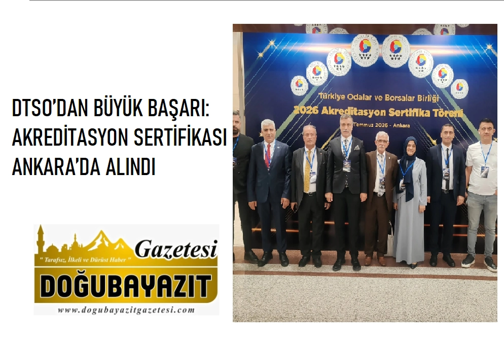 DTSO’DAN BÜYÜK BAŞARI: AKREDİTASYON SERTİFİKASI ANKARA’DA ALINDI