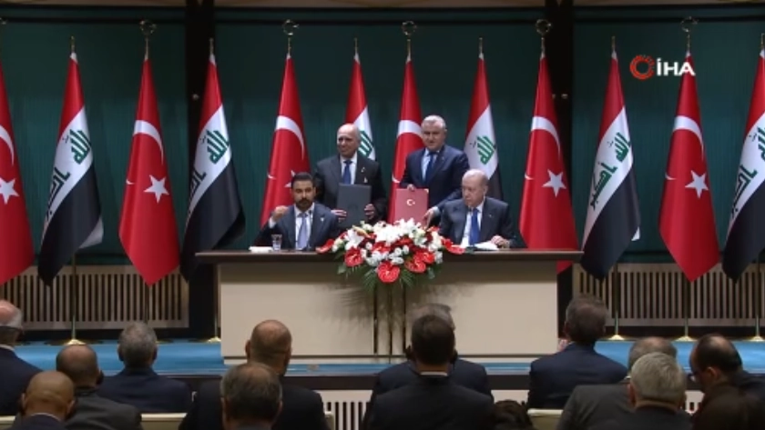 Cumhurbaşkanı Erdoğan: "Irak ile imzalanan anlaşma enerji alanındaki ortaklık açısından tarihi bir adım"