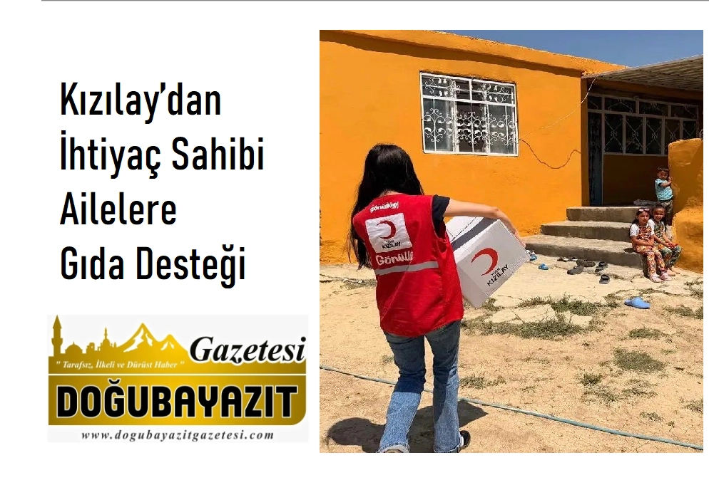 Kızılay’dan İhtiyaç Sahibi Ailelere Gıda Desteği